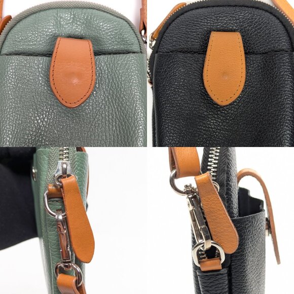 DIVINA FIRENZE Made in Italy His and Hers Leather Crossbody Set - Picture 9 of 16